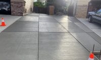 New concrete driveway installation in Boulder and Lon