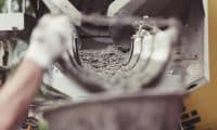 Concrete contractor pouring fresh concrete in Loveland, CO for a durable residential and commercial project.
