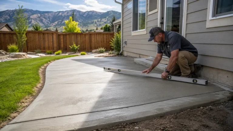 Concrete Patio Slope: How Proper Drainage Protects Your Home