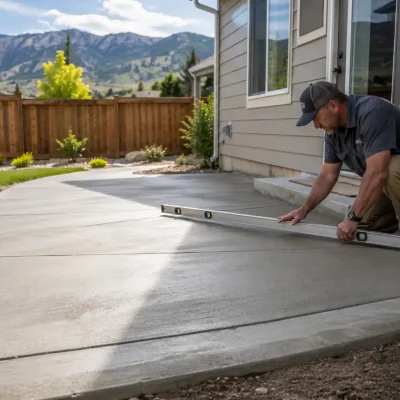 Concrete Patio Slope: How Proper Drainage Protects Your Home